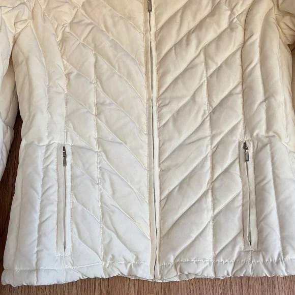 Nine West Off-White Quilted Jacket - Picture 5 of 9